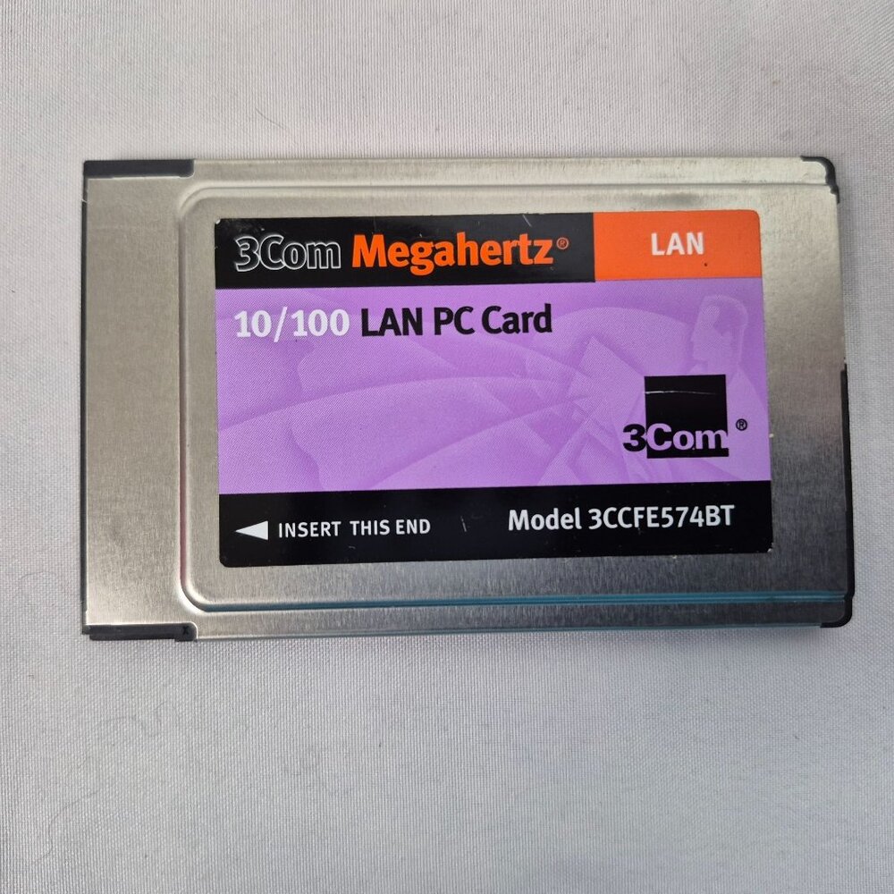 3Com Megahertz 10/100 LAN PC Card Model: 3CCFE574BT EXCELLENT CONDITION!!!